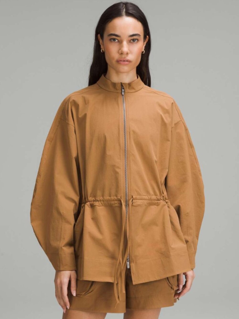 Lululemon Cinch-Waist Stretch Shirt Jacket Size M